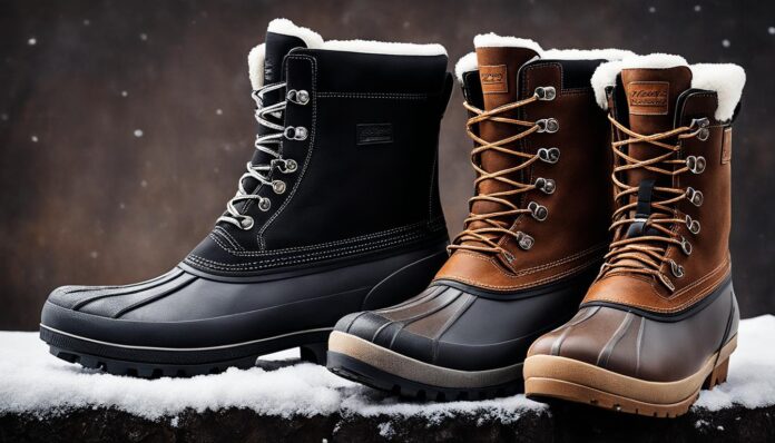 Męskie buty zimowe