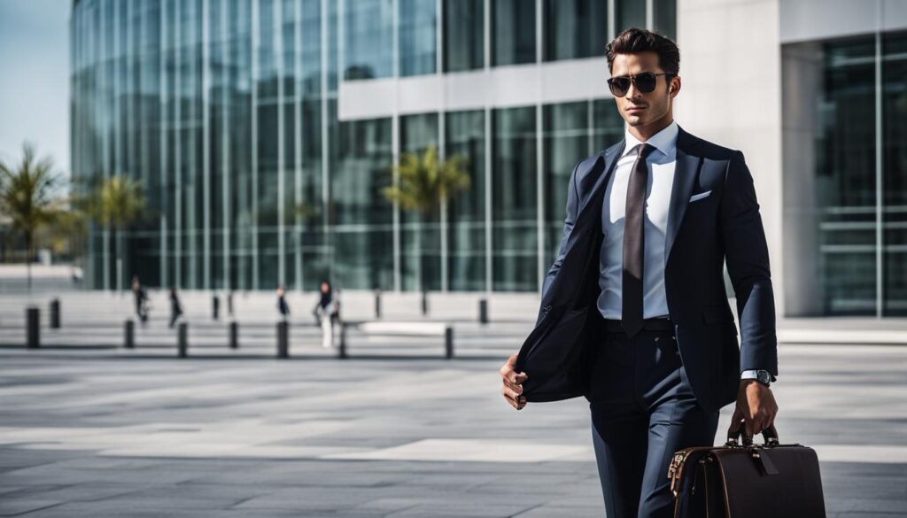 biznesowy styl męski