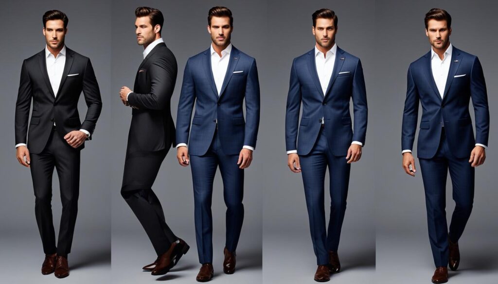 garnitury męskie